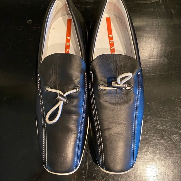 PRADA VINTAGE DRIVING SHOES WORN ONCE FROM MY PERSONAL COLLECTION SIZE-7.5 - Picture 6 of 6